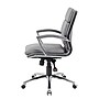 BOSS® Caresoft Plus Executive Series Mid Back Executive Chair with Metal Chrome Finish, Grey (B9476-GY)~#|#~CC5AFD5D-098C-4218-A6184220A5E1ED79_sc7