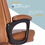 Click365 Classic Ergonomic Bonded Leather Executive Big & Tall Chair, 350 lb. Capacity, Cognac (CCHR10023A)~#|#~CC5E09AE-E01D-4D80-91F6CC719BA26B86_sc7