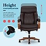 La-Z-Boy Colston Ergonomic Vegan Leather Swivel Executive Chair, Dark Brown (60120-DBRN)~#|#~CC6450CE-FB47-4900-AE35438A2237297F_sc7