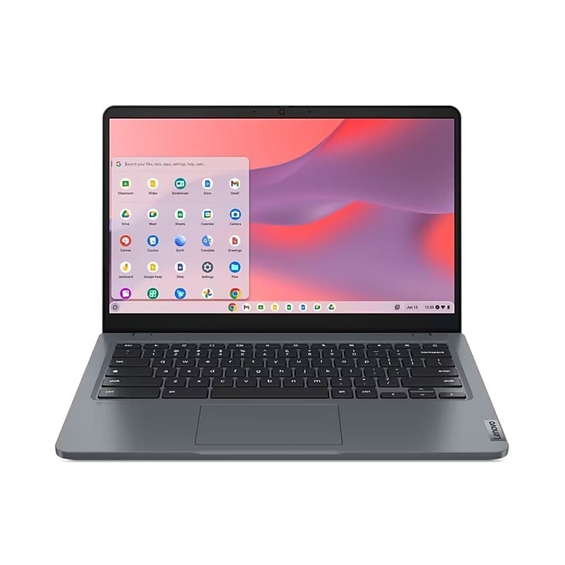 Lenovo 14e Gen 3 14" IPS Chromebook, Intel N100,  8GB RAM, 64GB eMMC, Chrome OS, Storm Gray (82W6003DUS) image 1
