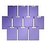 Davis Group Premium Polypropylene Clipboard, Letter Size, Purple, 10/Pack (4511-69-10)~#|#~CC6E4635-3E8D-442C-A9C6C98946F086B9_sc7