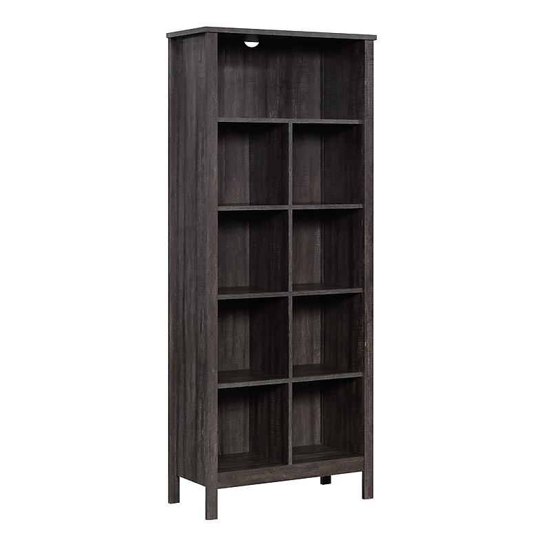 Sauder Select 66"H 9-Shelf Cube Organizer, Blade Walnut (433980) image 1