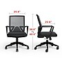 Staples Cartwright Ergonomic Fabric Swivel Task Chair, Black (ST62400)~#|#~CC71BA63-4E81-4D8F-8E65717419729FED_sc7
