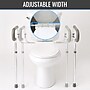 HealthSmart Toilet Safety Rails, Silver (521-9804-9600)~#|#~CC73764D-4505-498C-A8297AFF2A79CD33_sc7