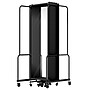 National Public Seating Robo Series 11-Panel Folding Mobile Room Divider, 72"H x 256"W, Clear Acrylic (RDB6-11CA)~#|#~CC753746-EA60-4EC7-BE1DBAF16BD45718_sc7
