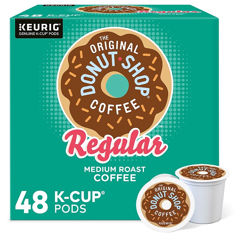 The Original Donut Shop Extra Bold Coffee Keurig® K-Cup® Pods, Medium Roast, 48/Box (81907/15154) image 1