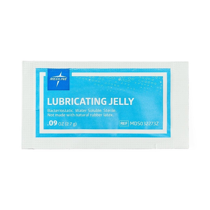 Medline Lubricating Jelly in Foil Pack, 2.7 g, Box (MDS032273Z) image 1