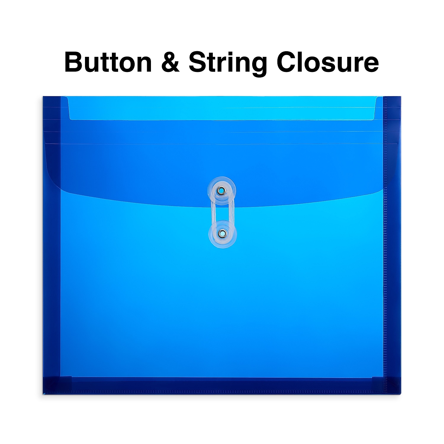 Staples Plastic Button & String Document Envelopes Assorted Colors 5/Pack - Imagen 3 de 8