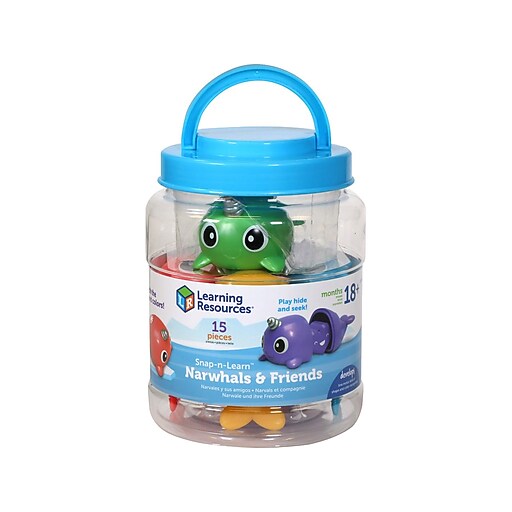 Learning Resources Snap-n-Learn Narwhals & Friends Playset