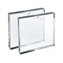 Azar Sign Holder, 6" x 6", Clear Acrylic, 2/Pack (104556-2PK)~#|#~CC7F5372-BC94-49BE-A9776D21E4FBDE0A_sc7