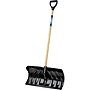 Union Tools 24" Poly Blade Snow Pusher, Wood D-Grip Handle (1630400)~#|#~CC833186-7521-4496-BBC68A3277068A7A_sc7