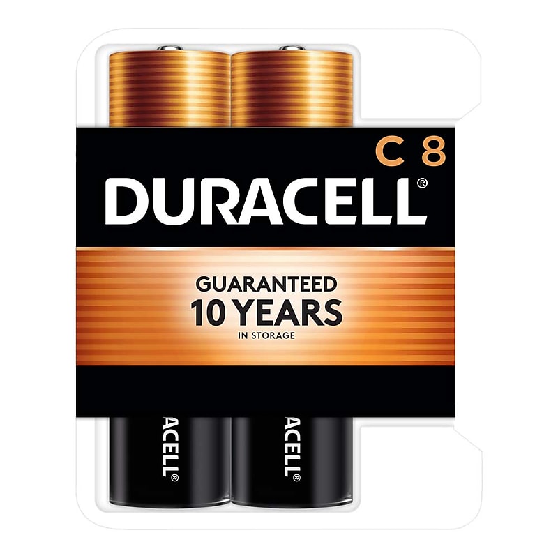 Duracell Coppertop C Alkaline Batteries, 8/Pack (MN14RT8Z) image 1