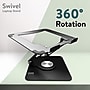 Uncaged Ergonomics 10.2" x 10" Metal Swivel Laptop Stand 2.0, Black (SLS-Black)~#|#~CC879566-9976-4EE1-B37AC187BDD1D6BA_sc7