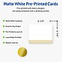 Avery Gold Lace Trim Pattern Matte Blank Card, White, 20/Pack (S00-EX2)~#|#~CC89B8A8-97B9-49F9-AD14C52F72CE9FC6_sc7