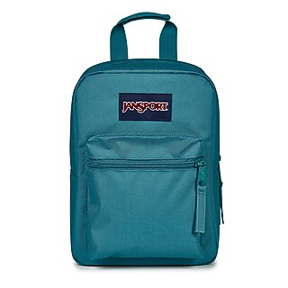 JanSport Big Break Foraging Finds Insulated Lunch Bag, Blue/White