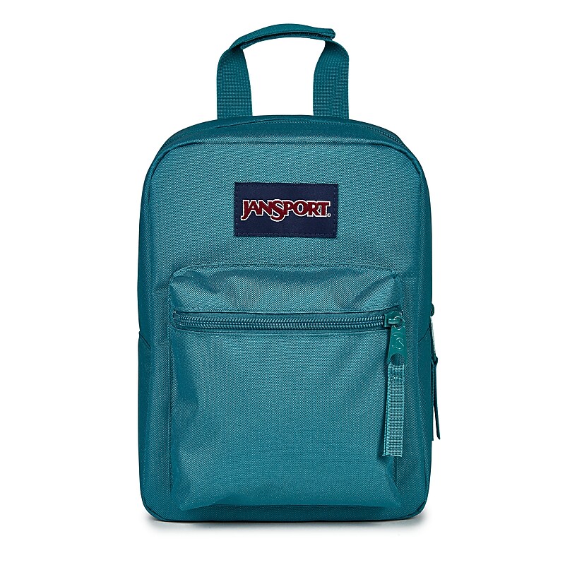 JanSport Big Break Insulated Lunch Bag, 2-Compartment, Emerald Pool (JS0A352LDH2) image 1