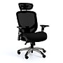 Staples Hyken XL Ergonomic Fabric Swivel Big & Tall Chair, Black (ST63145)~#|#~CC8EB4EB-FADB-4E88-B7600F50F8451CCD_sc7