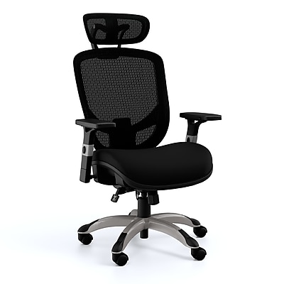 Staples Hyken XL Ergonomic Fabric Swivel Big & Tall Chair, Black (ST63145) Simolary simolary.com