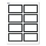 Avery Double Black Border Matte Blank Card, White, 80/Pack (S00-D2D)~#|#~CC975A1C-EF99-4E2B-91F0779A549E370F_sc7