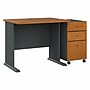 Bush Business Furniture Cubix 36W Desk with Mobile File Cabinet, Natural Cherry/Slate (SRA024NCSU)~#|#~CC99333E-B0E9-4797-AB8AA2F587E6E689_sc7
