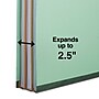Staples® 60% Recycled Pressboard Classification Folder, 2-Dividers, 2 1/2" Expansion, Legal Size, Green, 20/Box~#|#~CC9C2F75-EF40-46CB-A61D174BB23EED86_sc7