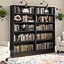 Bush Furniture Universal 72"H 5-Shelf Bookcase with Adjustable Shelves, Classic Black, 2/Set (UB003BL)~#|#~CC9CC28B-5B1D-40E8-BA289021C82E6055_sc7