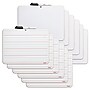 Staples Double Sided Dry-Erase Learning Board, 8.9" x 11.8", 12/Pack (61296-12PK)~#|#~CCA31CD6-7333-4CB3-A83ED3A36BA19B9D_sc7
