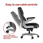 Staples Randolph Ergonomic Bonded Leather Executive Big & Tall Chair, 400 lb. Capacity, Black (ST62818)~#|#~CCA62E12-1472-499F-98CD49AC8FFCFD9B_sc7