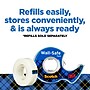 Scotch Wall-Safe Transparent Clear Tape Refill, 0.75" x 18.05 yds., 1" Core, 4 Rolls/Pack (4183)~#|#~CCA69D45-010A-4534-BD8673C51C4B3A86_sc7