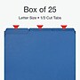 Pendaflex Recycled File Folder, 1-Tab, Assorted, Letter Size, Dark Blue, 25/Box (1007008)~#|#~CCAB6A15-C494-4F80-A18EF4398DA93CE9_sc7