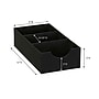 Household Essentials 3-Compartment Drawer Organizers, Black Linen, 2/Pack (7676-1)~#|#~CCAC9C7D-04F9-43CF-921228B3FE6F0968_sc7