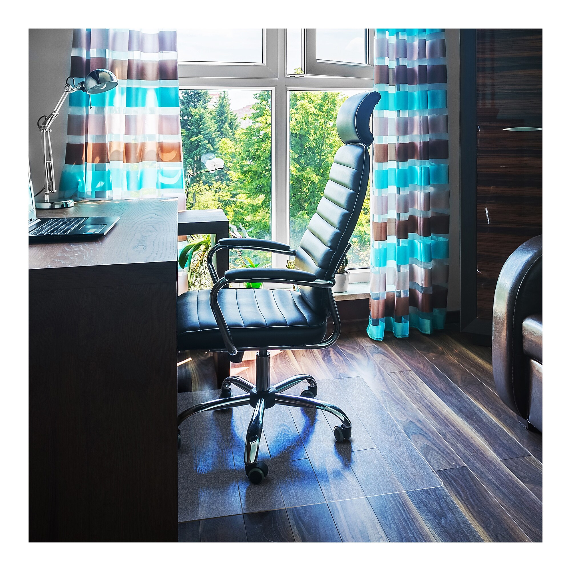 Floortex Valuemat Plus Hard Floor Chair Mat, 48″ x 60″, Clear Polycarbonate (FR1215015ER) Sansujyuku sansujyuku.com