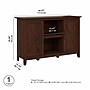 Bush Furniture Key West 30" Accent Cabinet with Doors and 4 Shelves, Bing Cherry (KWS146BC-03)~#|#~CCB51CD4-CEB2-49A8-949C6D9F5B3B61F4_sc7