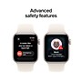 Apple Watch SE 3 GPS + Cellular Smartwatch, 40mm, Starlight Aluminum Case with Starlight Sport Band, Medium/Large (MEP74LW/A)~#|#~CCB6D975-E380-4B74-B6BA5726FFAD6910_sc7
