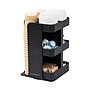 Mind Reader Plastic 8-Compartment Cup and Condiment Carousel Countertop Organizer, Black (CUPOSPIN-BLK)~#|#~CCB9909E-832E-40AB-BB2AEBBF860D2C63_sc7