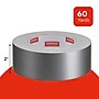 Staples General Purpose Duct Tape, 2” x 60 Yards, Silver, Multi‑Use Strong Adhesive Tape~#|#~CCB9B737-9888-4D33-9C07CF9E439163F8_sc7