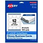 Avery Arched Square Business Cards, Glossy White, 300/Pack (19479399096)~#|#~CCB9C230-43BB-46F6-AEC32911AA2F1572_sc7