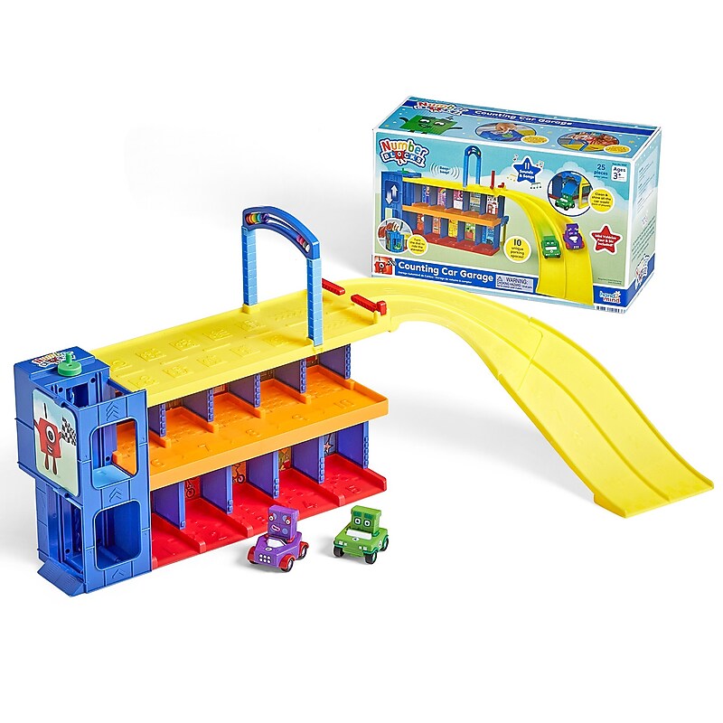 hand2mind Numberblocks Counting Car Garage, Multicolored (H2M-96927) image 1