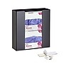 Viva Essentials Double Box Vertical Glove Dispenser, Acrylic, Black, 2/Pack (902-02-BLK-2PK)~#|#~CCBA8A86-0AF0-41A6-B5242447016AB9CA_sc7