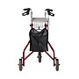 Medline Empower Folding Rollator, Adult, Red (MDS86840TRIR)~#|#~CCBB9617-934F-4E52-97B43CCFEB7990C7_sc7