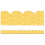 Carson Dellosa Education Grow Together Scalloped Borders, 3"x 3', Yellow with Painted Dots, 6/Bundle (CD-108490-6)~#|#~CCBF5E8D-0F8E-410E-A6A220BBF7ADB04A_sc7