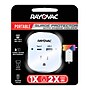 RAYOVAC Outlet Adapter with 2 USB Ports,  300-Joules, White (PN201)~#|#~CCC866C8-3E77-4073-A84AC228BCDAC3F1_sc7