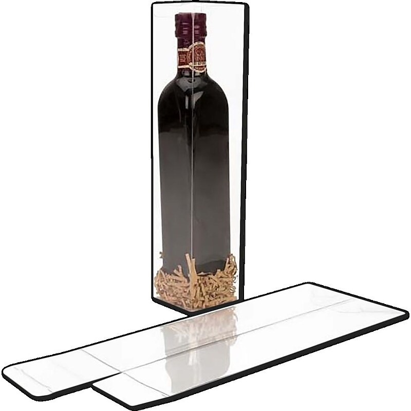 JAM Paper Pop & Lock Top Clear Gift Boxes, 2 9/16" x 2 9/16" x 12 1/16", 25/pack (CB-PLB145) image 1
