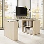 Bush Business Furniture Stratus 60"W Electric Adjustable Standing Desk with Bookcase, Natural Elm (SUT005NE)~#|#~CCC8901C-5EED-4AD4-997958782F535BFC_sc7