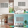 Ghent 3' H x 5' W Enclosed Vinyl Bulletin Board with Satin Frame, 2 Door, Silver (PA23660VX-193)~#|#~CCCCA4EF-231A-4A57-A28CF791C601ED51_sc7