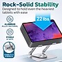 Delton N35 Wireless Keyboard and Mouse & Swivel Tablet Stand Bundle, White (DTTKITN35WWSW60)~#|#~CCCCC938-3525-4A7E-8C0CB0BA4E7064D6_sc7