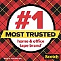 Scotch Transparent Clear Tape Refill, 0.75" x 27.77 yds., 1" Core, Clear, 12 Rolls/Pack (600K12)~#|#~CCCFE351-C944-45E7-9ACD55FA3EBF9950_sc7