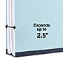 Staples Pressboard Classification Folder, 2-Dividers, 2.5" Expansion, Legal Size, Light Blue, 20/Box~#|#~CCD46F10-4EC7-44E5-9908507DBDC65915_sc7