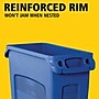 Rubbermaid Slim Jim Vented Recycling Container, 23 Gallons, Blue (FG354007BLUE)~#|#~CCD6A7F0-B6C0-4190-B18DE6015C720A97_sc7