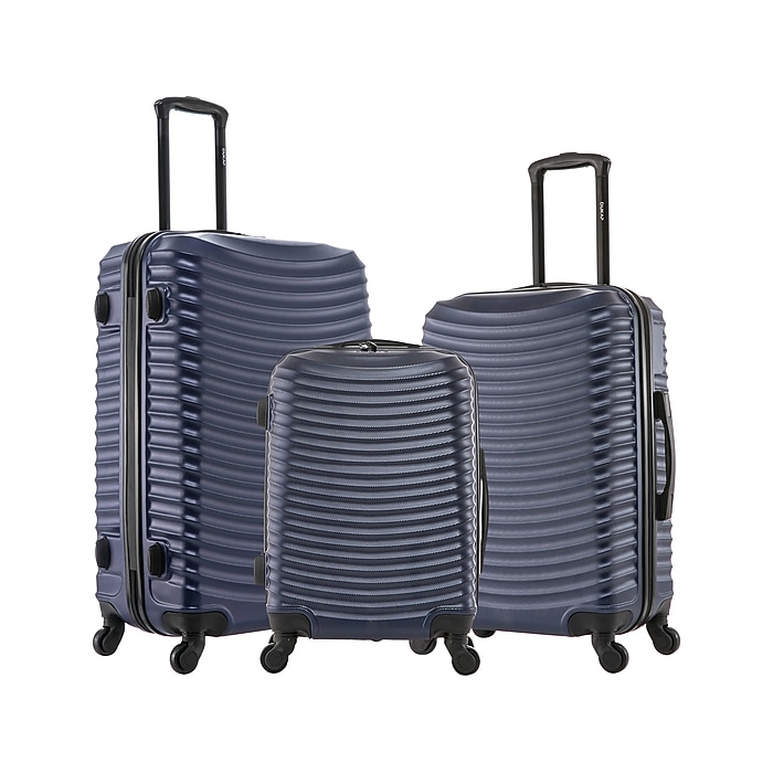 DUKAP Adly 3-Piece Hardside Spinner Luggage Set, TSA Checkpoint
